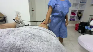 Curvy Latina Doctor Ties Up Neighbour for Kinky Exam