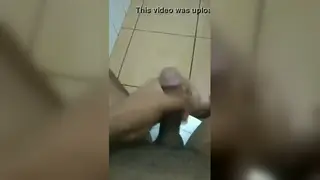 Black Man Enjoys Solo Session in Private Setting
