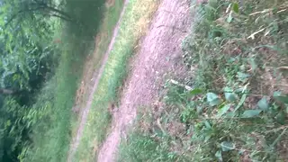 European Studs Masturbate Outdoors in Public Woods