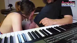 Busty Teen Swallows Deep Before Facial Finish