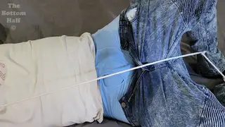 Bound Mature Bear Wets Himself Before Solo Finish