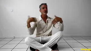 Mature Coach Reveals Feet During Yoga Fetish Session