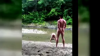 Guy Sucks Cock in the Woods While Cruising