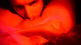 POV Blowjob and Pussy Licking Under Neon Rave Lights