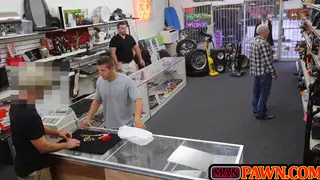 Twink Gives a Sloppy POV Blowjob Up Close