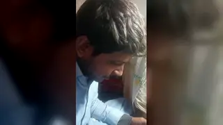 Hairy Indian Hunk Shows Off Oiled Body in Bathroom