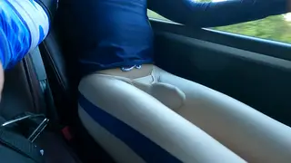 European Twink Strokes His Big Cock in a Public Restroom