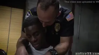 Police Uniform Threesome Goes Interracial on Wheels