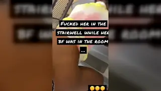 Petite Student Gives Elevator Blowjob to Older Man
