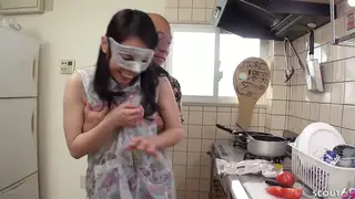 Petite Japanese Teen Takes Stranger's Load in Her Mouth