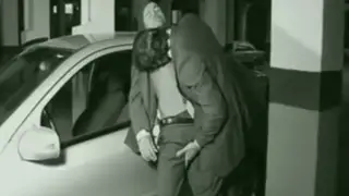 Muscular Hunk Fucks Outdoors Beside Car