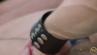 Mature Asian Men Share Tattooed Bodies in Group Handjob Session
