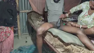 Indian Curvy Wife in Cheerleader Uniform Takes Anal and Handjob