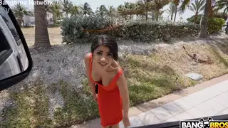 Busty Latina Swallows and Takes a Creampie