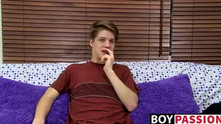 Solo Guy Jerks Hard Cock to Explosive Cumshot