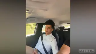Arab European Twink Jerks Off Outdoors at Bavarian Castle