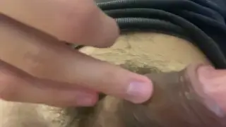 Solo Guy Jerks His Big Dick to a Messy Cumshot