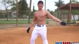 Muscular Jocks Collide in a Steamy Shower