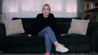 Blonde Femdom Humiliates Rival with Foot Worship and Pussy Licking