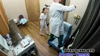 Brunette Spreads Wide for First Gyno Exam