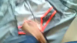 Muscular Daddy Unloads a Pulsating Cumshot in Tiny Swim Shorts