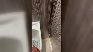 Redhead Mature Bear Services Strangers in Public Toilet