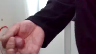 Anonymous Guy Gets Milked Through the Gloryhole
