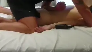 Massage Table Leads to Bareback Blowjob and Anal