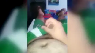 Guy Gives His Friend a Quick Handjob