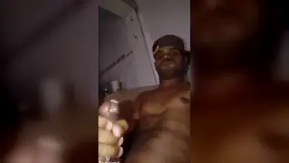 Latino Amateur Strokes to Explosive Climax