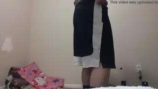 Femboy Presents His Ass for the Camera