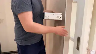 Busty Russian Student Rides the Courier in Her Dorm