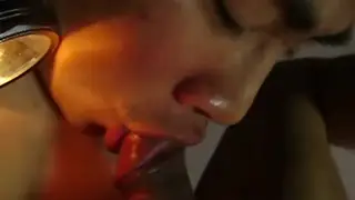 Solo Performer Demonstrates Impressive Self-Suck Technique