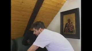 Vintage European Anal Session Unfolds in Classic Style