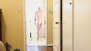 Mature Muscle Man Flexes and Teases in Underwear