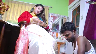 Curvy Indian Wife Handles Two Cocks in a Rough Double Penetration