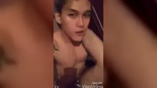 Asian Guy Enjoys a Solo Session on Camera