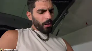 Hairy Arab Hunk Takes Bareback Cock Outdoors