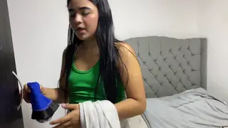 Boss Pays Maid to Strip Before POV Doggystyle Session