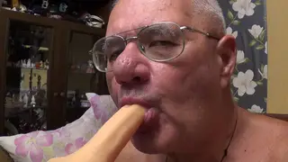 Older Man Delivers Deep Blowjob in POV