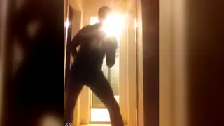 Latino Jock Dances and Flexes in Underwear