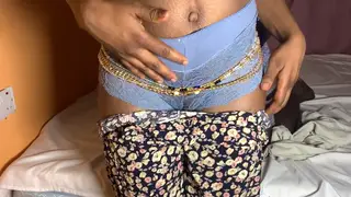 Petite Ebony MILF Surrenders to Her Older Lover's Big Cock