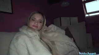 Blonde Teen Rides Hard in Hotel Before Outdoor Missionary Finish