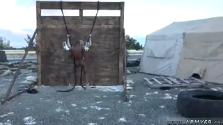 Military Uniform Threesome Features Blowjob and Femdom Play