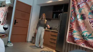 Blonde Stepmom Begs for Anal Creampie in POV
