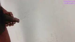 Slim Asian Indian Twink Pisses in Bathroom