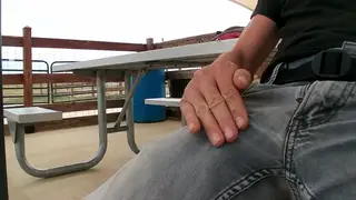 Amateur Strokes Big Cock To Massive Load Outdoors