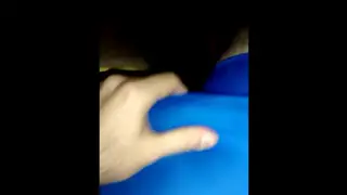 Guy in Blue Shorts Teases Tight Erection Solo