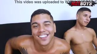 Latino Stud Takes Raw POV Ride on Friend's Ass