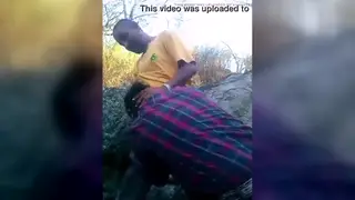Vintage Latino Daddies Share Outdoor Blowjob Finale